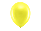 Ballons Rainbow 30 cm, métallisés, jaune (1 pqt. / 10 pc.)