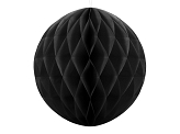 Boule en papier de soie, noire, 30 cm