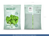Balony Eco 30cm pastelowe, zielone jabłuszko (1 op. / 100 szt.)