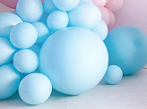 Runder Ballon 60cm, Pastel Light Blue