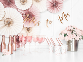 Banner Miss to Mrs, rose gold, 18x76cm