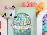 Baner Happy Birthday Koci Domek Gabi, 180 x 15 cm, mix