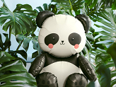 Ballon aluminium Panda, 68x72 cm, assortiment