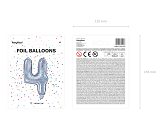 Folienballon Ziffer ''4'', 35cm, holografisch