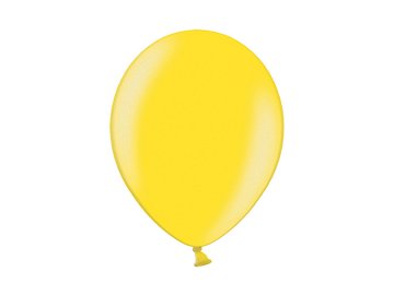Balony 23cm, Metallic Citrus Yellow (1 op. / 100 szt.)
