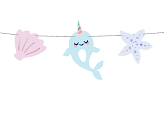 Garland Narwhal, mix, 1m