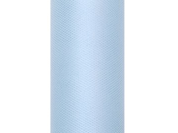 Tulle Plain, sky-blue, 0.15 x 9m (1 pc. / 9 lm)