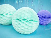 Honeycomb Ball, light mint, 30cm