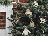Hanging decorations Christmas, mix (1 pkt / 10 pc.)