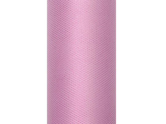 Tulle Plain, powder pink, 0.15 x 9m (1 pc. / 9 lm)