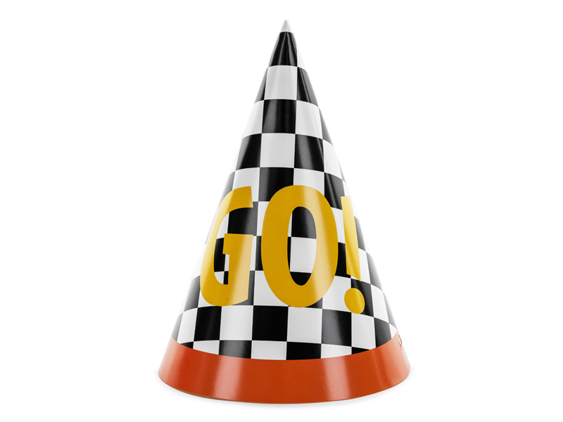 Pappershatt – GO! – mix – 16 cm – 6-pack