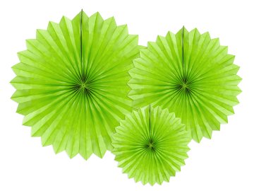 Tissue fan, green apple, 20-40cm (1 pkt / 3 pc.)