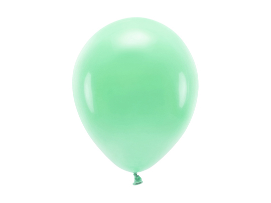 Ballons Eco 26 cm pastel, menthe (1 pqt. / 100 pc.)