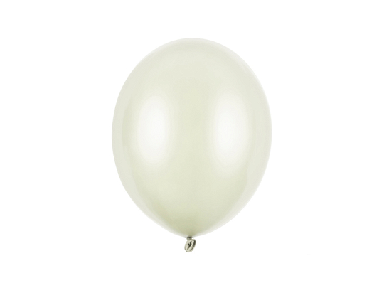 Ballons 27cm, Metallic Light Cream (1 pqt. / 50 pc.)