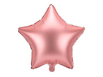 Folienballon Stern, 48cm, roségold