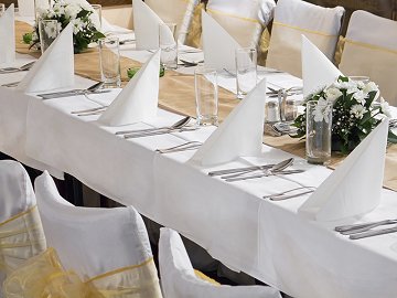 Tablecloth, white, 140 x 170cm