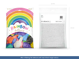 Ballons Rainbow 30cm, pastell, Mix (1 VPE / 100 Stk.)
