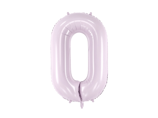 Foil Balloon Number ''0'', 72cm, purple