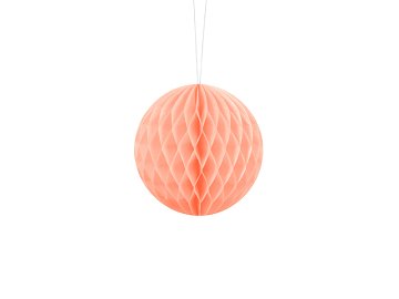 Honeycomb Ball, light peach, 10cm