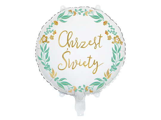 Balon foliowy ''Chrzest Święty'', 45 cm, mix