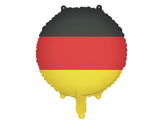 Folienballon Flagge Deutschland, 35 cm, Mix