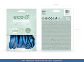 Ballons Eco 30 cm métallisés, bleu (1 pqt. / 10 pc.)