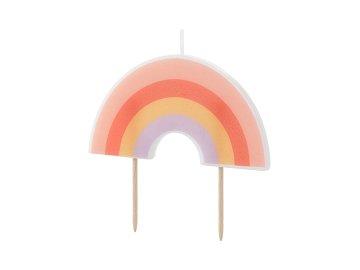 Birthday candle Rainbow, 4.5 cm, mix