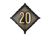 Foil Balloon ''20'', 46x46 cm, mix