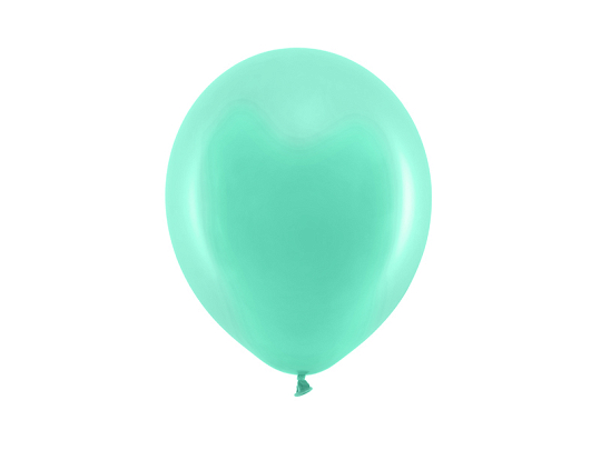 Ballons Rainbow 23cm, pastell, mint (1 VPE / 100 Stk.)