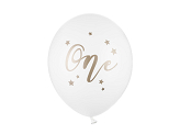 Ballons 30 cm, One, Pastel Pure White (1 VPE / 50 Stk.)