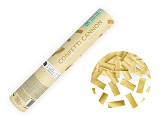 Confetti cannon, gold, 20cm