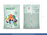 Ballons Eco 30 cm métalliques, mix (1 pqt. / 100 pc.)