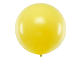 Round Balloon 1m, Pastel Yellow
