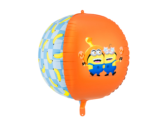 Foil balloon Ball with Minions, 75 cm, mix