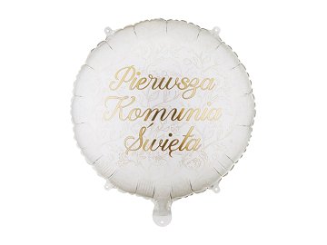 Foil balloon tablet ''Pierwsza komunia święta'', 35x35 cm, mix