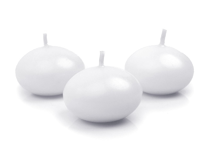 Ljushållare – vit – 4 cm – 50-pack