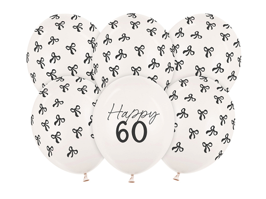 Ballons 30 cm, 60, Pastel Off-white (1 pqt. / 6 pc.)