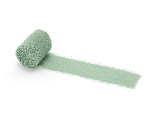 Chiffonband, pistazie, 40mm/5m (1 VPE / 3 Stk.)