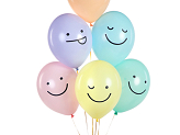 Ballons 30 cm, Smileys, Mix (1 VPE / 50 Stk.)