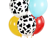 Balloons 30 cm, Farm, mix (1 pkt / 50 pc.)