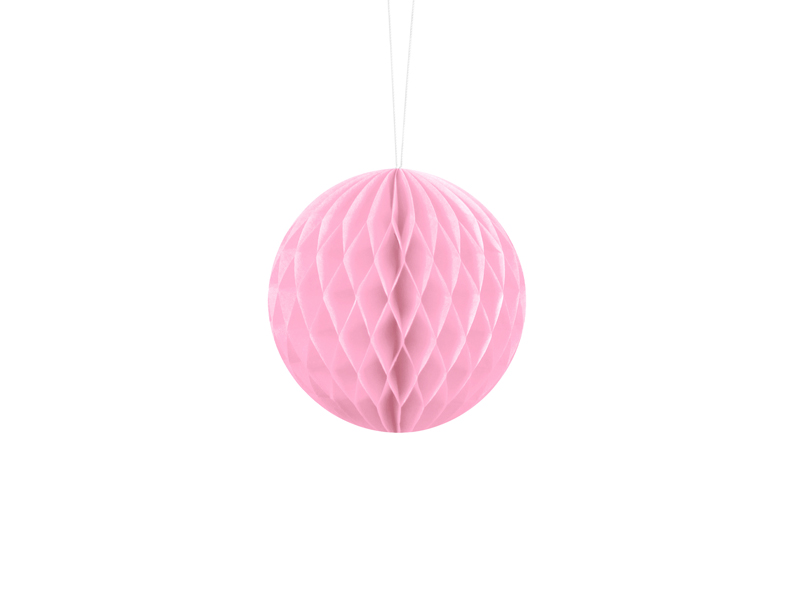 Honeycomb – Boll – ljusrosa – 10 cm