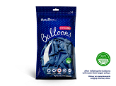 Ballons Strong 23 cm, Bleu métallisé (1 pqt. / 100 pc.)
