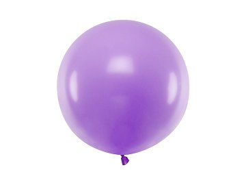 Runder Riesenballon 60 cm, Pastel Lavender Blue