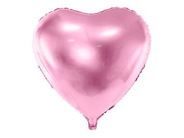 Ballon Mylar Coeur, 45cm, rose clair