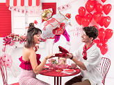 Banniére Valentines Day, 150x13 cm, mélange de couleurs