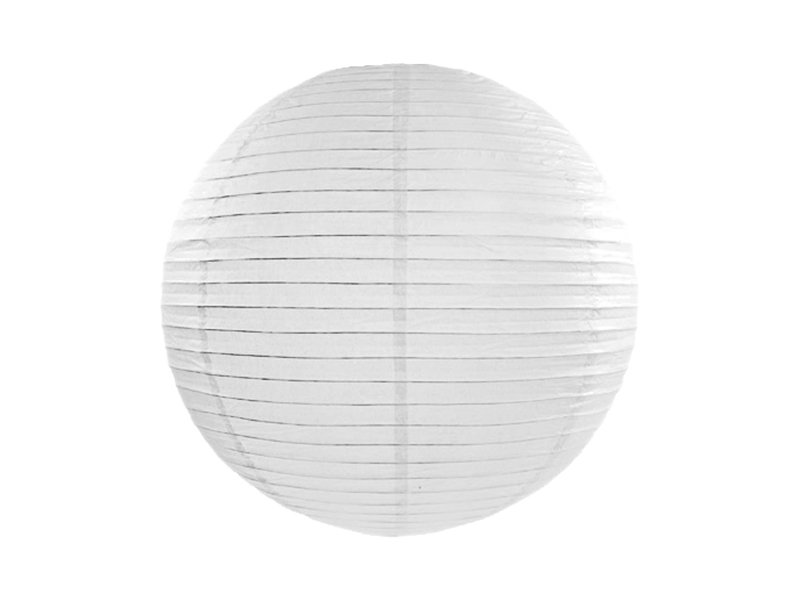 Lykta – vit – 25 cm