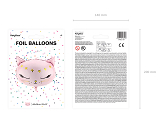 Folienballon Kätzchen, 48x36cm