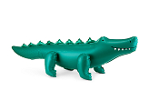 Standing foil balloon Crocodile, 126x36 cm, mix