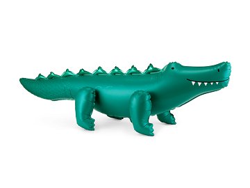 Standing foil balloon Crocodile, 126x36 cm, mix