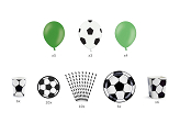 Set de décorations de fête - Football, mélange (1 pqt. / 60 pc.)
